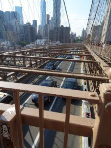 vistas desde el puente de brooklyn