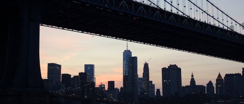 Anochecer desde DUMBO