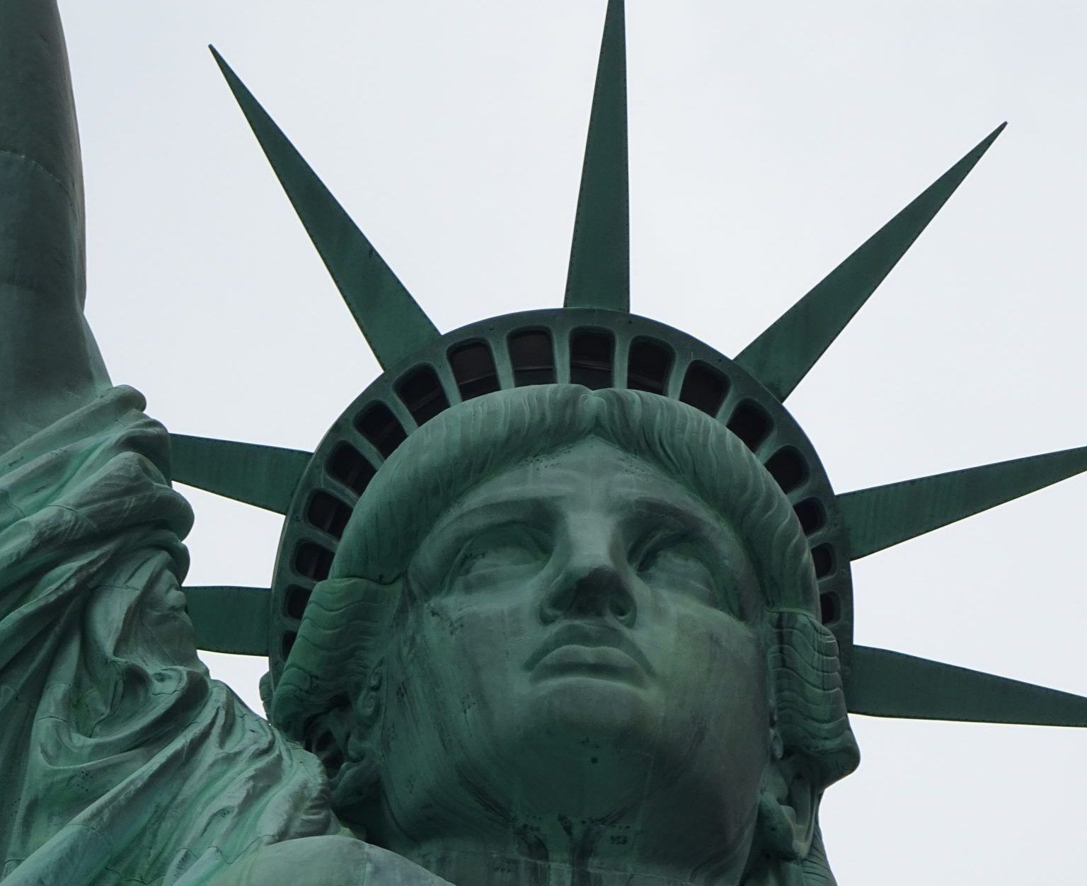 estatua de la libertad y zona financiera