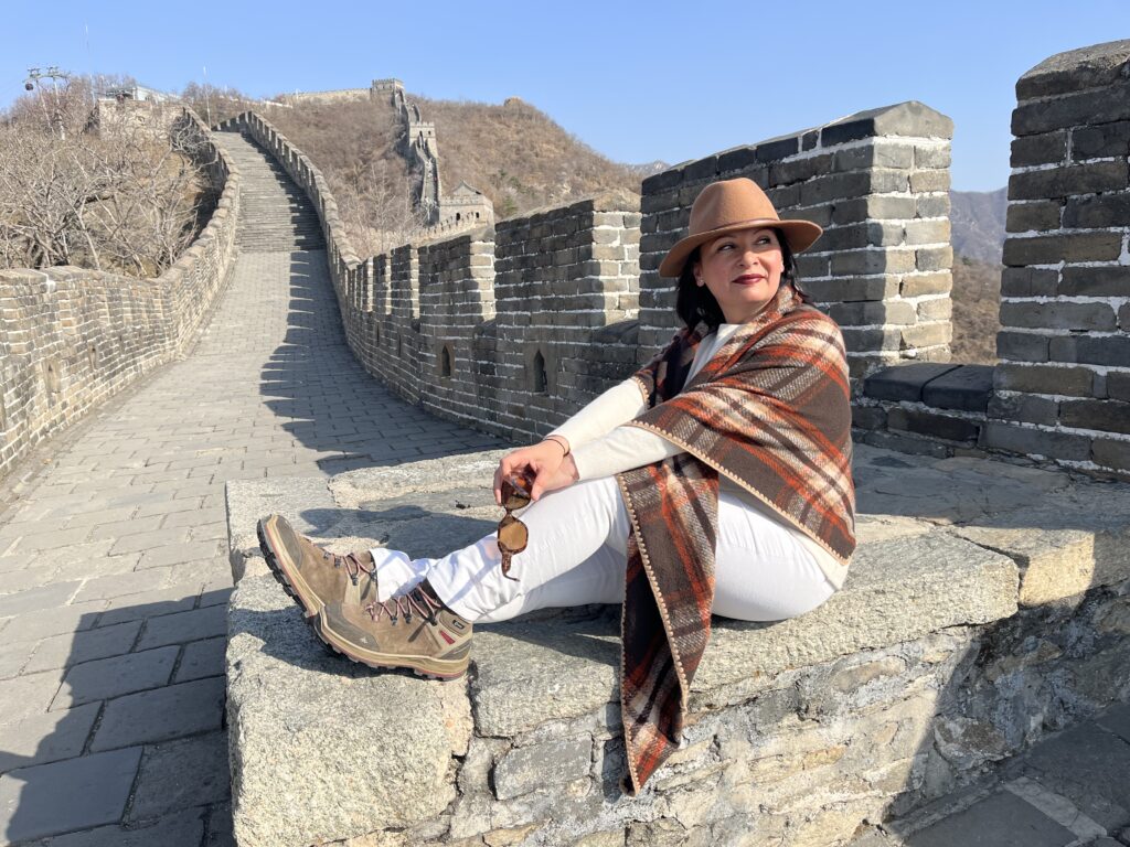 Matrimonio viajero en su ruta por China en 10 días en la muralla china